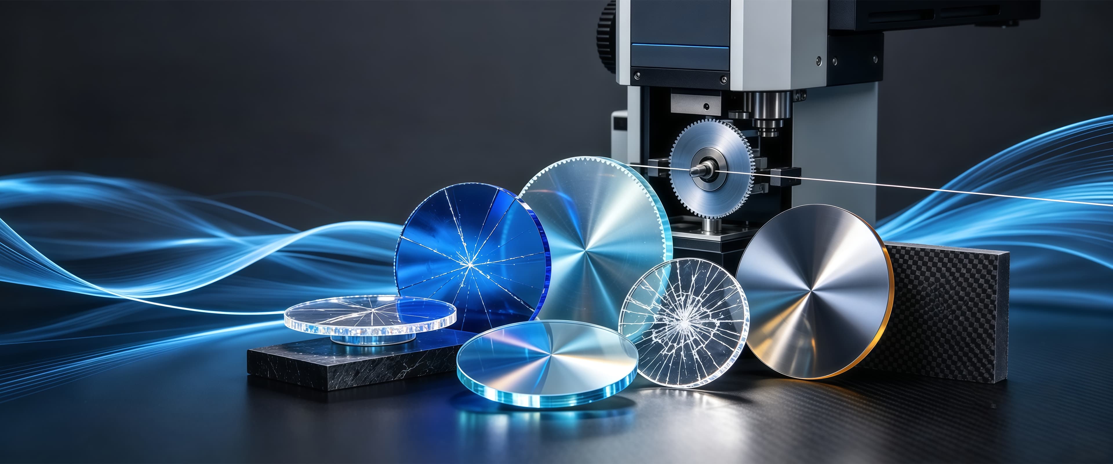 Diamond wire cutting equipment prepared for precision material processing